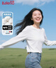 班尼路（Baleno）白色正肩長(cháng)袖T恤女2026春秋季新款寬松純棉打底衫女裝內搭上衣服 曬單實(shí)拍圖
