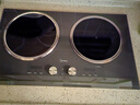 美的（Midea）電磁爐 家用嵌入式凹面凹灶3500w大功率電磁灶磁陶雙灶臺式雙頭電磁灶電陶爐家用電灶臺電磁爐灶 【雙灶】3500W左電凹面右陶 曬單實(shí)拍圖