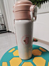 京東京造保溫杯 兒童保溫杯學(xué)生水杯子316L不銹鋼一蓋雙飲 550ml暖桃粉 曬單實(shí)拍圖