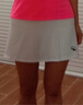 迪卡儂運動(dòng)短裙女夏半身裙網(wǎng)球裙活力白XS-2696880 曬單實(shí)拍圖