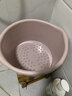 百易特泡腳盆泡腳桶按摩足浴好物過(guò)小腿保溫養生加厚大洗腳桶洗腳盆家用 粉色【凸點(diǎn)按摩】 曬單實(shí)拍圖