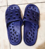 漏水拖鞋男士大碼浴室洗澡室內家居家用情侶鏤空夏天洞洞鞋女A66 深藍 46 【適合平時(shí)45碼】 曬單實(shí)拍圖