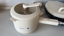 美的（Midea）電煮鍋 小電鍋 電蒸鍋 宿舍小鍋多功能鍋輔食鍋 1.6L學(xué)生寢室一體泡面小火鍋電煮鍋XZE2017 配蒸籠 曬單實(shí)拍圖