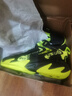 361°童鞋兒童運動(dòng)鞋四季青少年實(shí)戰訓練耐磨旋鈕扣籃球鞋 綠38 曬單實(shí)拍圖
