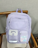 特步兒童書(shū)包大容量減負護脊三到六年級小學(xué)生雙肩包女孩輕便百搭背包 曬單實(shí)拍圖