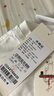 Olrain【5折】法式正肩短袖T恤女夏季寬松釘珠印花設計感體恤上衣 米白色 M 曬單實(shí)拍圖