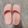 回力拖鞋男女涼拖鞋抑菌防滑浴室內外穿軟彈涼拖鞋HL0397淡粉38-39碼 曬單實(shí)拍圖