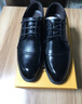 卡帝樂(lè )鱷魚(yú)（CARTELO）皮鞋男商務(wù)英倫牛皮正裝鞋秋冬男士婚鞋加絨鞋子男513 黑色 47 曬單實(shí)拍圖