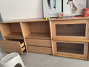 全友家居 儲物柜原木風(fēng)客廳邊柜家用隔斷收納儲物靠墻落地柜子 曬單實(shí)拍圖