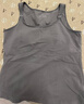 芬也（FENYE）哺乳吊帶背心純棉可外穿哺乳衣帶胸墊產(chǎn)后喂奶專(zhuān)用深灰L 曬單實(shí)拍圖
