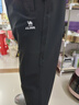 駱駝（CAMEL）速干透氣運動(dòng)褲男跑步休閑直筒梭織褲子 J15BAXLN075 幻影黑 XL 曬單實(shí)拍圖