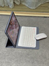 衛神 WESENS適用oppopadair5藍牙鍵盤(pán)pad5保護殼oppopad4pro防摔一加平板2pro電腦保護套磁吸可分離防彎硅膠 薰衣紫+白鍵盤(pán)+白鼠標 OPPO pad5 12.1英寸 曬單實(shí)拍圖