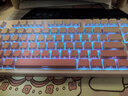 惠普（HP）GT87機械鍵盤(pán)無(wú)線(xiàn)有線(xiàn)藍牙三模gasket客制化消音填充側刻電競游戲鍵盤(pán)辦公電腦發(fā)光高顏值 桃夭粉 曬單實(shí)拍圖