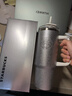 星巴克（Starbucks）杯子 雪耀奇境系列 高顏值桌面水杯大容量便攜隨行杯 男女士送禮 銀色款雙飲口不銹鋼杯900ml 曬單實(shí)拍圖