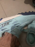 卡爾美（KELME）兒童足球鞋TF碎釘魔術(shù)貼免系帶防滑耐磨球鞋 淺藍  35  曬單實(shí)拍圖