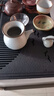 高檔仿烏金石茶盤(pán)家用茶臺瀝水盤(pán)茶托盤(pán)茶具2025新款茶海套裝干泡 中號43.5*26.5*3.5cm（蓄排兩用） 曬單實(shí)拍圖
