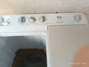 海爾（Haier）13公斤/15公斤半自動(dòng)洗衣機雙桶雙缸家用大容量強勁水流洗洗脫水分離甩干以舊換新波輪老式洗衣機 新款13公斤 雙缸 小神泡凈洗+一級能效省水電+帶腳輪 曬單實(shí)拍圖