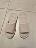京東京造【天然乳膠】棉麻透氣拖鞋靜音拖鞋居家室內女士燕麥色39-40 曬單實(shí)拍圖