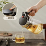 富光 耐熱玻璃過(guò)濾茶壺茶具750ML按壓式飄逸杯大容量茶水分離家居館 曬單實(shí)拍圖