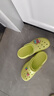 斯凱奇（Skechers）七夕情人節(jié)禮物洞洞鞋女士夏季透氣戶外沙灘鞋休閑涼拖鞋111514 檸檬色/LIME 39 曬單實拍圖