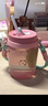 特百惠（Tupperware）吸吸罐550ml女生學(xué)生密封帶吸管水杯子夏季自制飲品奶昔 冰沙紫 曬單實(shí)拍圖