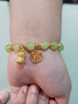 新款 好事花生福牌幸運手鏈小眾設計氣質(zhì)百搭學(xué)生手串閨蜜禮物玻 S340花生手鏈 曬單實(shí)拍圖