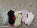 貓人女士襪子女【100%純棉10A抑菌】春夏短襪筒防臭吸汗純色女襪短6雙 曬單實(shí)拍圖