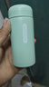 【全網(wǎng)爆款】迷你口袋保溫杯304不銹鋼水杯便攜可愛(ài)水杯女生 淡青色 150ml 曬單實(shí)拍圖