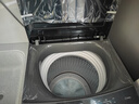 海爾（Haier）直驅變頻10公斤波輪洗衣機全自動(dòng)中途添衣桶自潔一級能效智能稱(chēng)重 超凈洗線(xiàn)屑過(guò)濾器以舊換新 8KG 直驅變頻+七維減震+漩瀑洗+抗菌除螨 波輪 曬單實(shí)拍圖