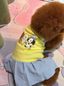 嬉皮狗（hipidog）狗狗衣服卡通快樂(lè )小狗泰迪比熊小型幼犬春夏季薄款透氣寵物連衣裙 邦迪藍 L （建議體重8-12斤） 曬單實(shí)拍圖