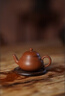 拙藝建水紫陶手工梨形小品壺非紫砂壺朱泥茶壺泡茶壺功夫茶具高檔 古銅梨姿 曬單實(shí)拍圖
