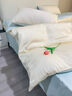 斯坦梅茲天絲夏涼被四件套輕奢高級感夏季薄被芯2026新款空調被被子涼感被 元氣白桃+冰川藍 200x230cm夏被+床單+枕套x2 曬單實(shí)拍圖