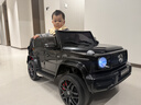 福兒寶奔馳授權大G兒童電動(dòng)車(chē)玩具車(chē)可坐人四輪帶遙控越野小孩寶寶送禮 四驅黑+減震器+后備箱+高低門(mén)+皮座+防爆軟胎 曬單實(shí)拍圖
