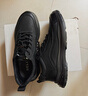 百麗男鞋厚底健步鞋秋季增高5cm休閑鞋運動(dòng)鞋A2152 碳墨黑 43 曬單實(shí)拍圖