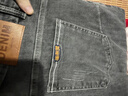 AEMAPE美國蘋(píng)果牛仔褲男春夏季新款彈力修身小腳男褲男士刺繡潮牌牛仔褲 9002煙灰色 32 【（2尺5）體重135-145斤】 曬單實(shí)拍圖