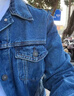 Levi's李維斯情侶同款美式經(jīng)典復古休閑時(shí)尚潮牌修身牛仔夾克外套 中藍色 72334-0130 S 曬單實(shí)拍圖