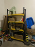 潤虎倉儲貨架家用置物架多層庫房展示架重型地下室儲物架黑黃四層主架 曬單實(shí)拍圖