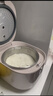 美的（Midea）低糖電飯煲 4升0涂層電飯鍋家用智能米湯分離瀝米飯煲316L不銹鋼3-8人多功能微壓蒸柴火飯鍋4E62LS 曬單實(shí)拍圖