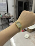 馬克華菲方糖小綠表女士手表女款小清新十大輕奢名表國表生日禮物送女友 曬單實(shí)拍圖