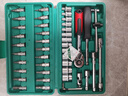 綠林（GREENER）47件套筒扳手汽修工具套裝棘輪摩托修車(chē)公路工具箱快速扭力螺絲刀 曬單實(shí)拍圖