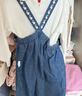 幼歌（YOUGE）嬰幼兒甜美百搭外穿牛仔背帶裙女童2025新款寬松裙子潮 牛仔藍 100 cm 曬單實(shí)拍圖