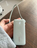 ANKER【3C認證可上飛機】安克充電寶三合一能量棒30W快充自帶線(xiàn)自帶插頭充電器二合一移動(dòng)電源5000mAh 5000mAh【晨霧藍】自帶C線(xiàn)-30W充遍全家桶 曬單實(shí)拍圖