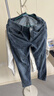 海瀾之家（HLA）牛仔褲男26新亦心即為系列直筒大碼褲子男夏季 藍灰牛過(guò)渡色（中）34 30 170/74A 推薦113~118斤 曬單實(shí)拍圖