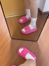 紅豆親子兒童拖鞋女童2026新款室內家居浴室防滑可外穿可愛(ài)涼拖鞋男款 淺粉-普通版可愛(ài)小熊 34-35 內長(cháng)22cm 正碼 曬單實(shí)拍圖