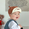 語(yǔ)嬉兒童可愛(ài)卡皮巴拉棒球帽嬰幼兒寶寶春秋遮陽(yáng)防曬帽超萌卡通帽子 1#卡其色 0-2歲 曬單實(shí)拍圖