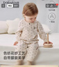 babylove嬰兒連體衣春秋季純棉哈衣爬爬服男女寶寶波點(diǎn)衣服外出秋裝 曬單實(shí)拍圖