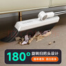佳幫手折疊掃把簸箕套裝掃地掃帚兩件套家用旋轉笤帚防風(fēng)梳齒型畚箕 曬單實(shí)拍圖