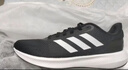 adidas RUNFALCON 3.0隨心暢跑透濕排汗緩震跑步鞋男阿迪達斯 黑色/白色 41 (255mm) 曬單實(shí)拍圖