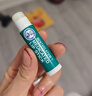 曼秀雷敦保濕防曬SPF15修護潤唇膏去死皮淡化唇紋薄荷味3.5g*3支分享裝 曬單實(shí)拍圖