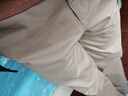 羅蒙（ROMON）褲子男春季商務(wù)修身休閑褲男士直筒男褲微彈純色百搭長(cháng)褲 卡其 32 曬單實(shí)拍圖